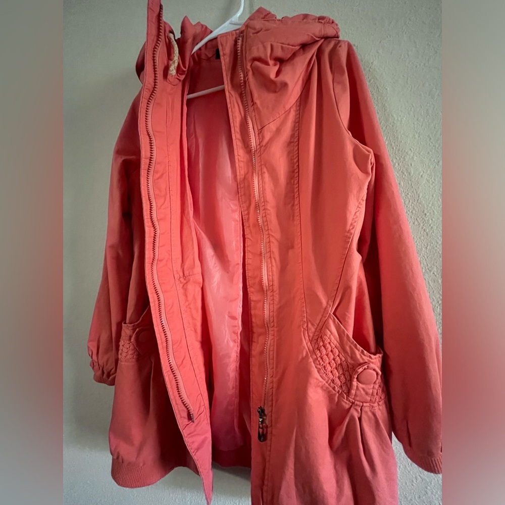 Orange Fall/Spring Women’s Jacket - Picture 7 of 9
